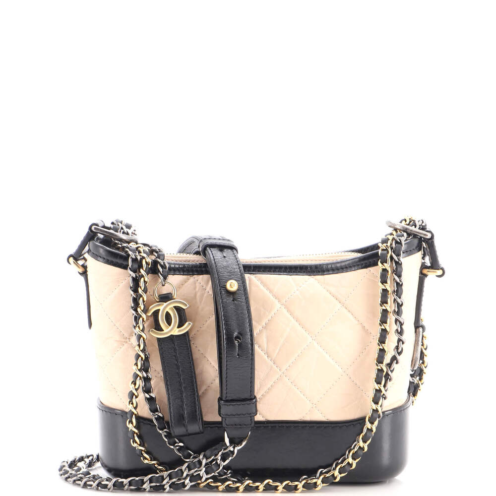 Chanel Gabrielle Hobo Quilted Aged #336022C28B